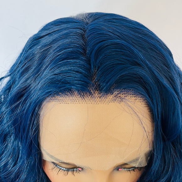Gorgeous 24” Indigo Blue 13x2.5 Lace Front Wig for Daily Wear-Events-Cosplay - Picture 3 of 13